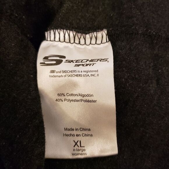 Sketchers short Sleeve gray/pink tee Pre-owned - Picture 3 of 5